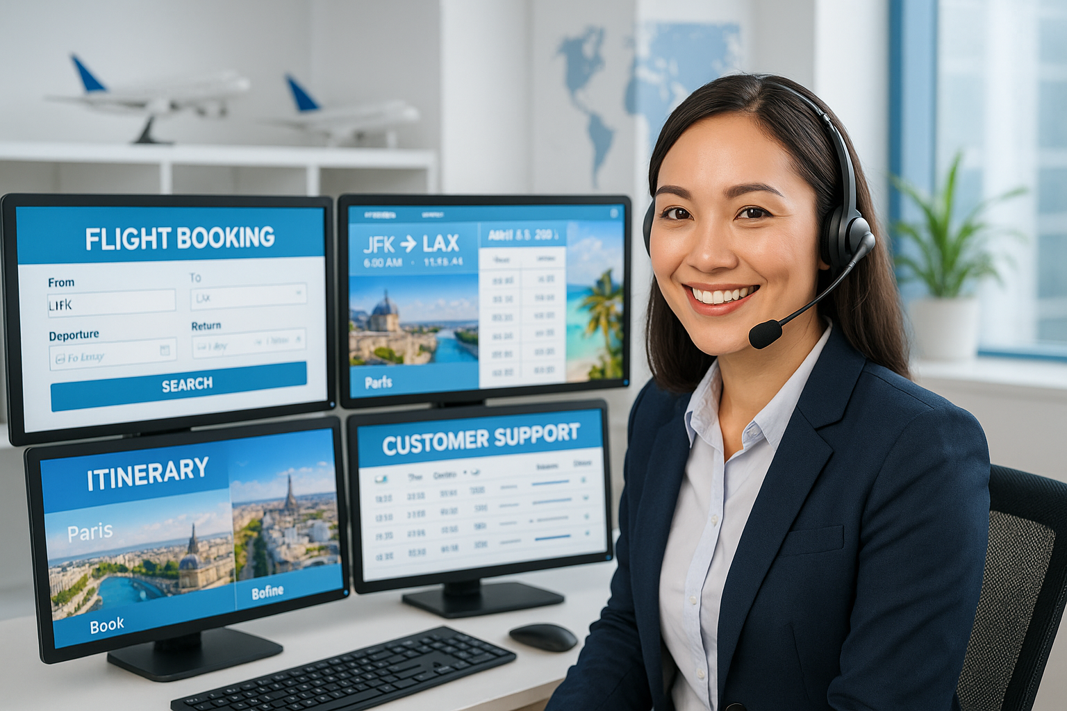 customer support for travel booking